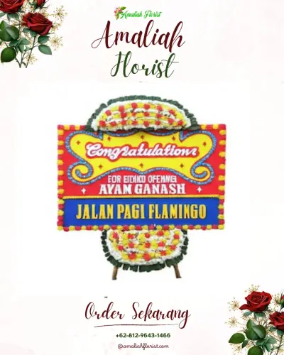 Bunga Papan Congratulation di Bangkuyung